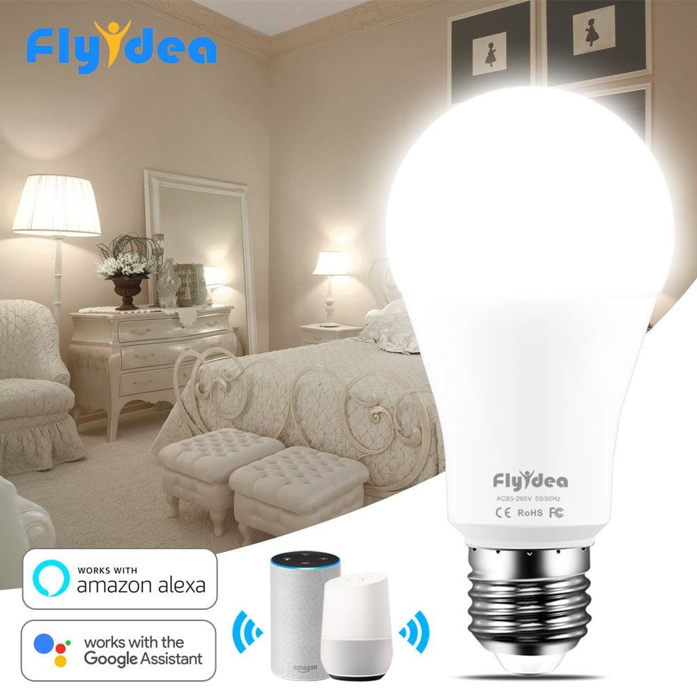 Voice Control Smart Lamp with Alexa and Google Assistant Wake up Light