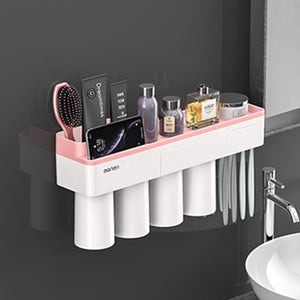 Automatic Toothpaste Dispenser Toiletries Storage Rack