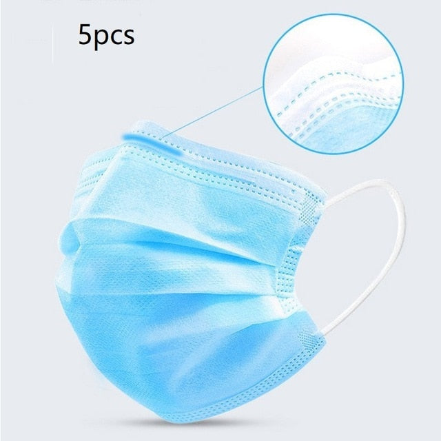 50/100/200 Pcs 3 Ply Face Mask