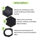 Air Purifying Face Mask Mouth Muffle Carbon Filter